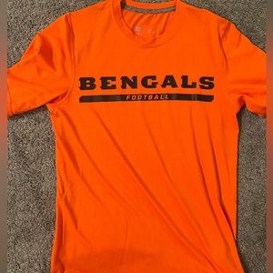 Orange Dri-FIT Bengals shirt